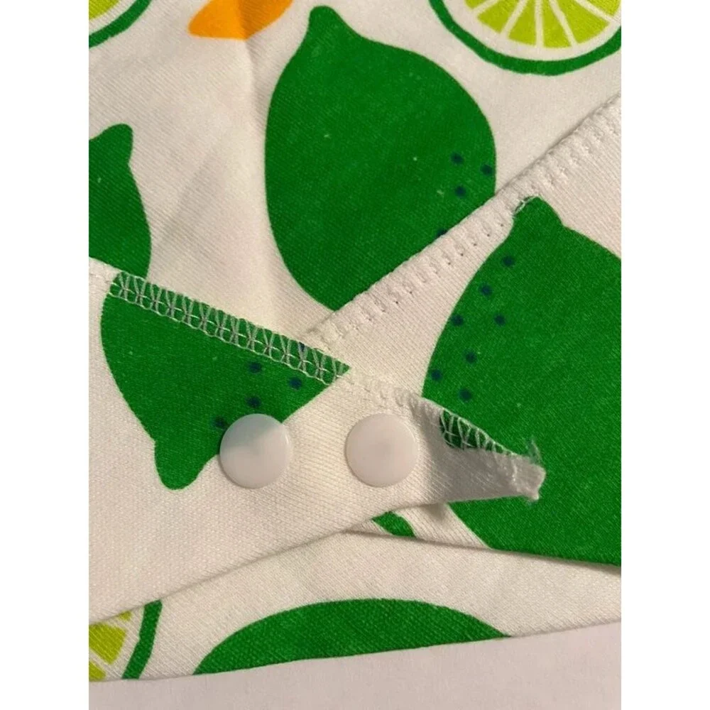 Adjustable Pet Dog bandana Green Limes